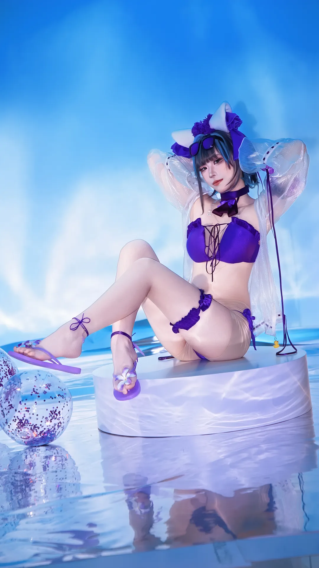 【柴郡cos】碧蓝航线夏日泳装喵 - 第 5 张