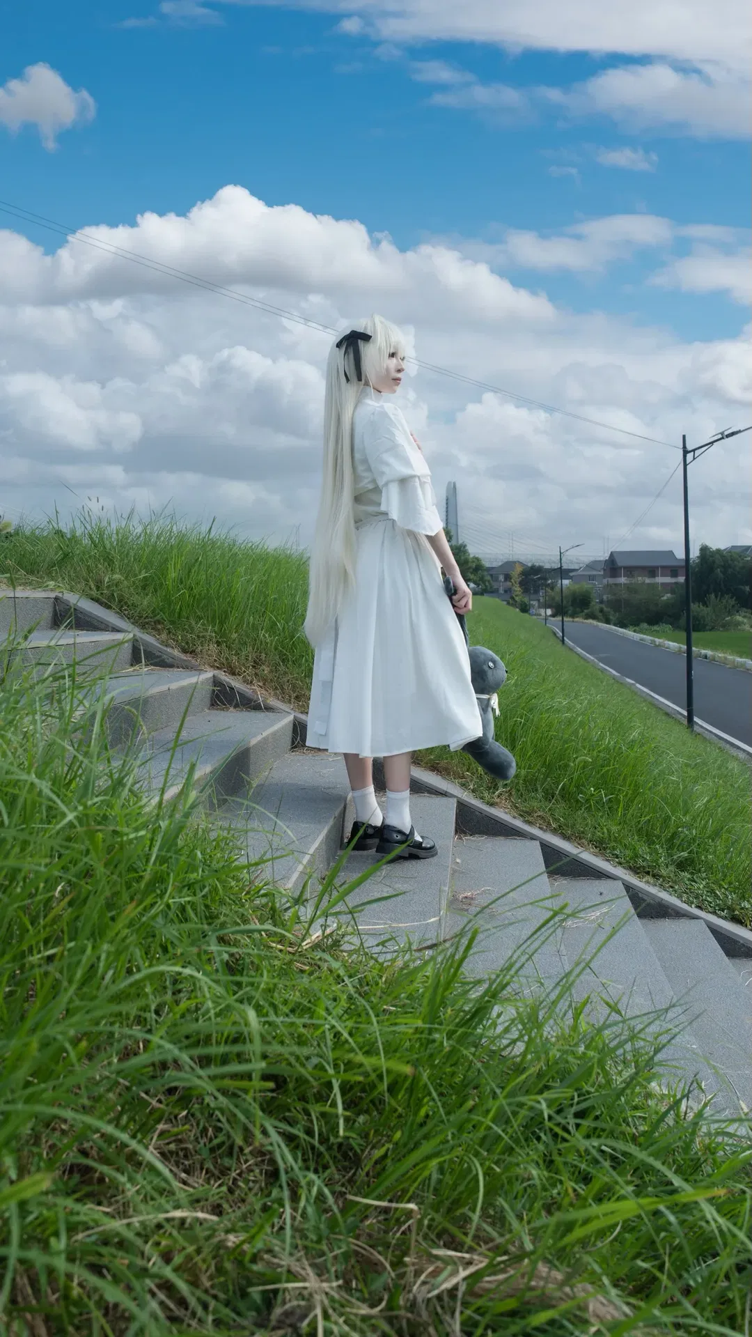 【春日野穹cos】悠远苍穹下的常服穹妹 - 第 9 张
