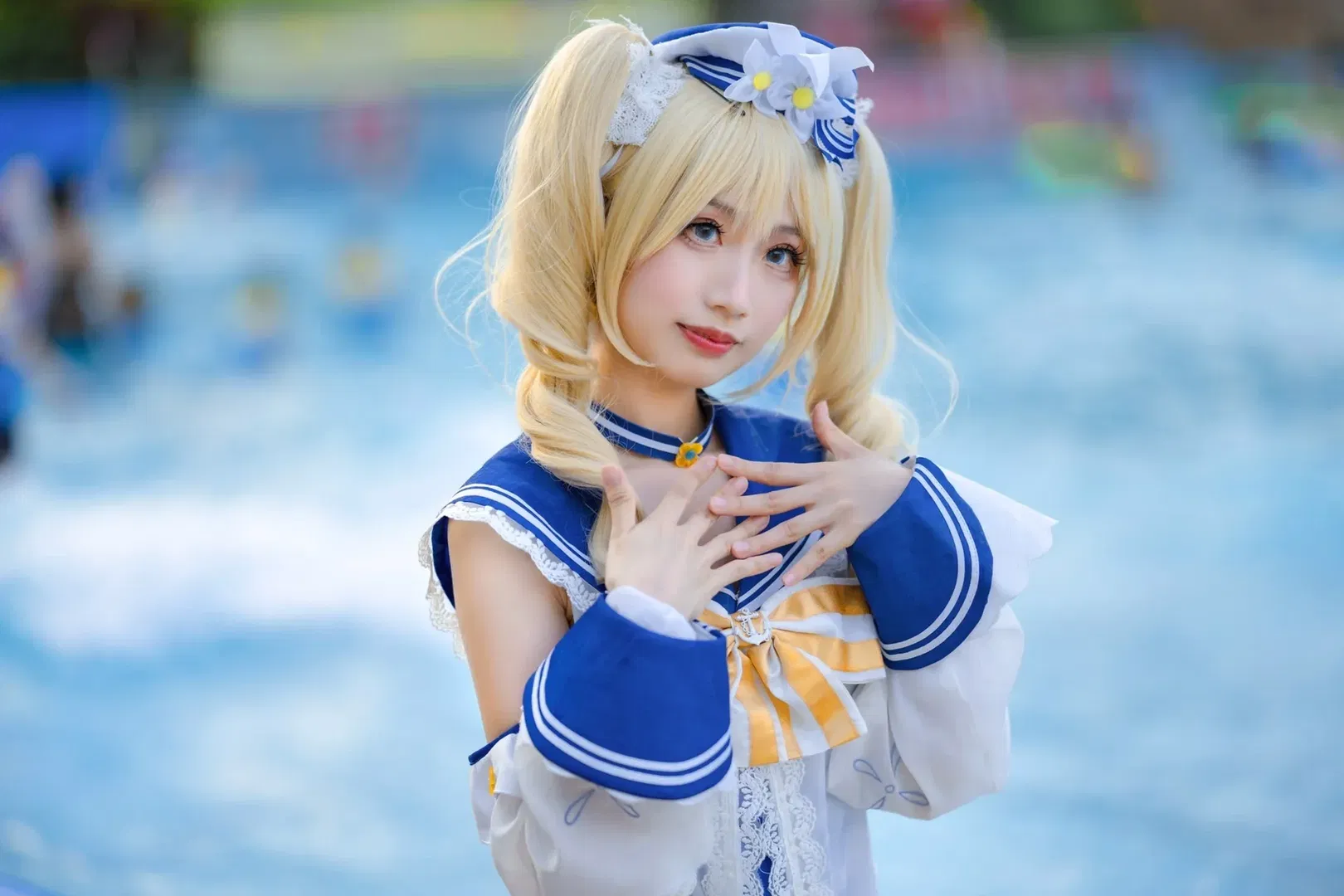 【芭芭拉cos】夏日泳池邊的清涼元氣少女 - 第 3 張
