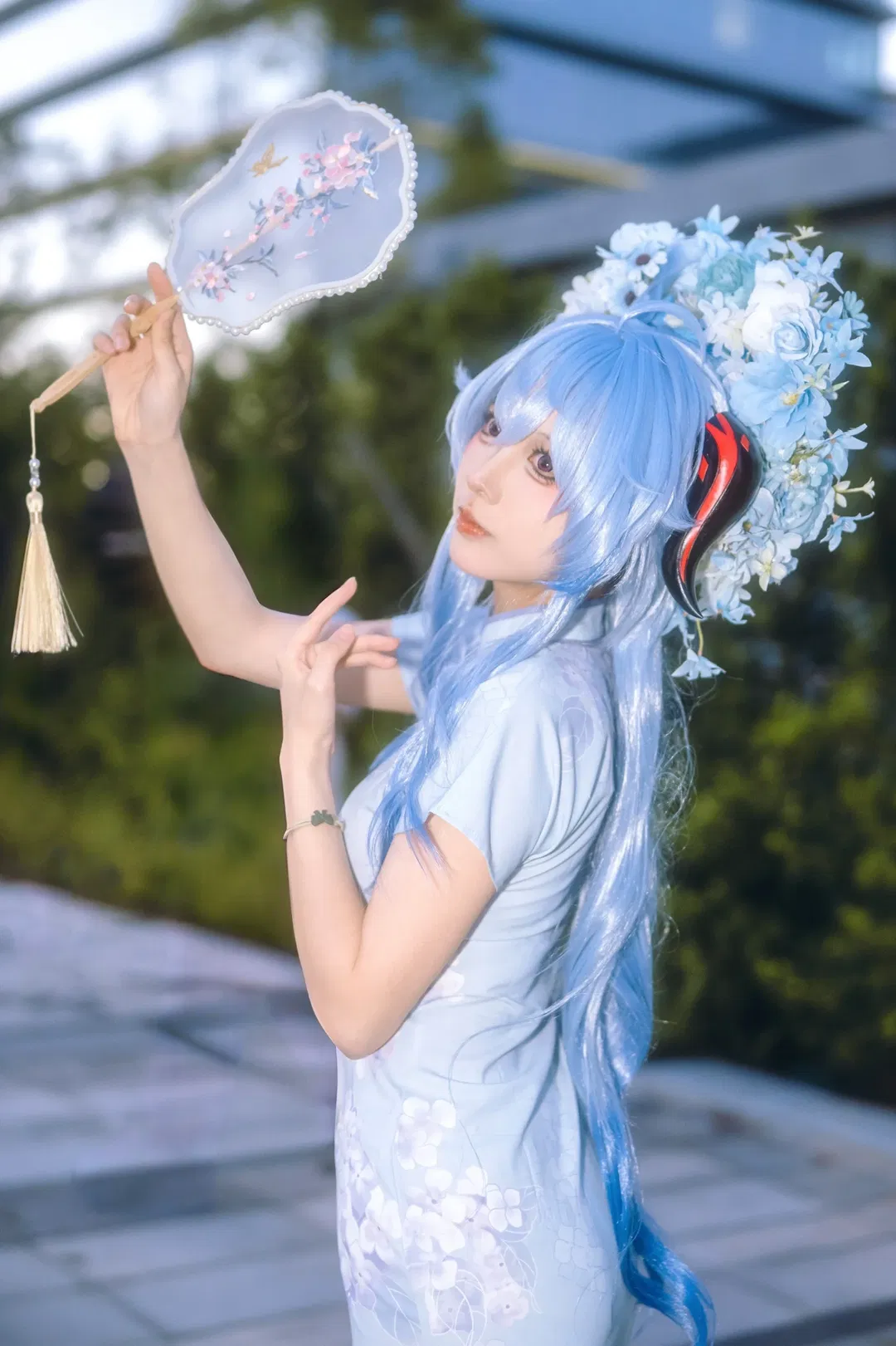 【甘雨cos】原神新中式旗袍真的太好看了 - 第 2 张