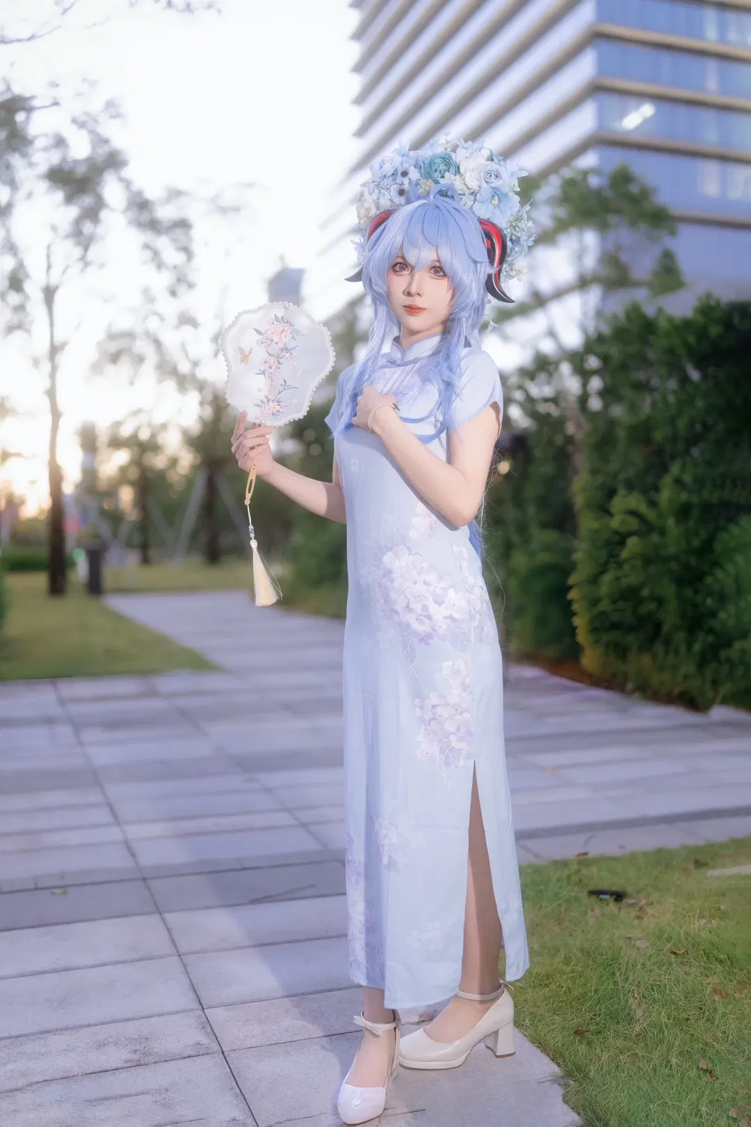 【甘雨cos】原神新中式旗袍真的太好看了 - 第 4 张