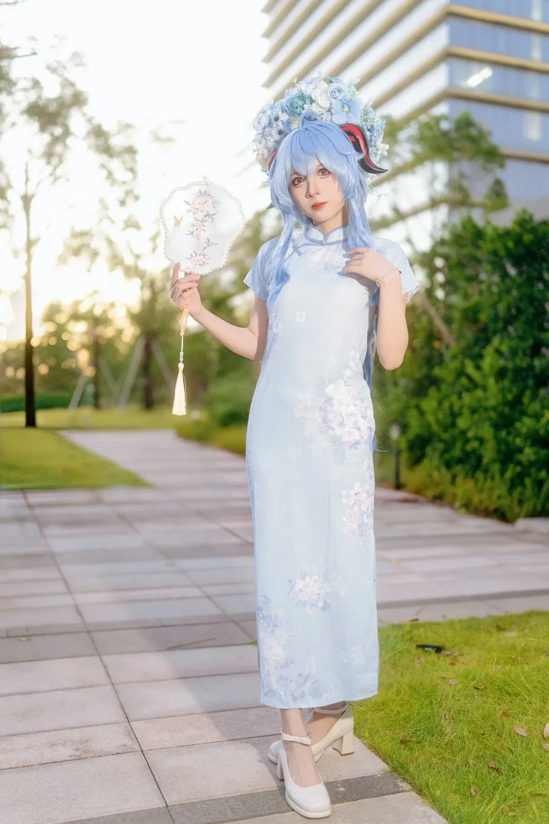 【甘雨cos】原神新中式旗袍真的太好看了 - 第 5 张