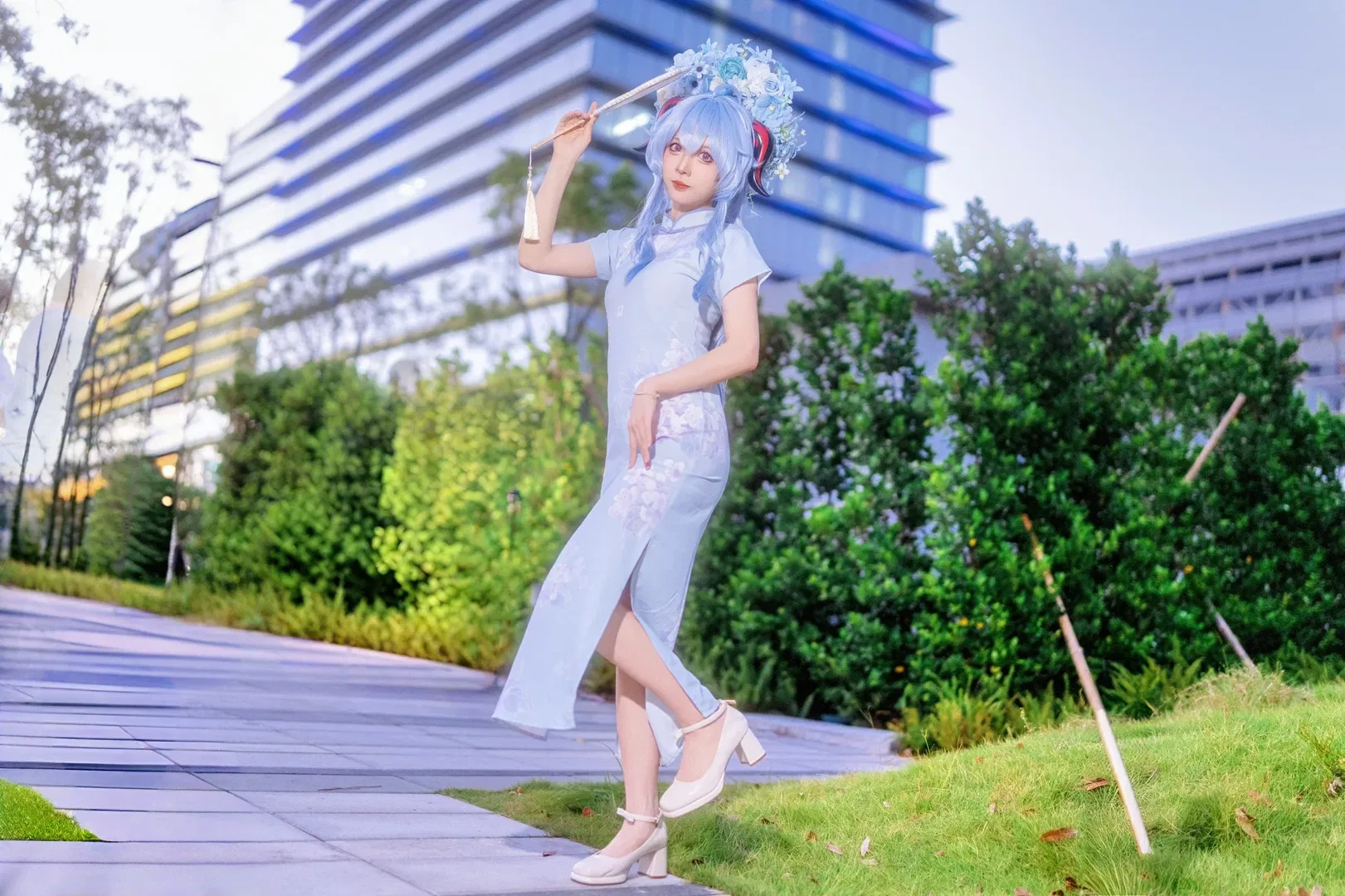 【甘雨cos】原神新中式旗袍真的太好看了 - 第 6 张