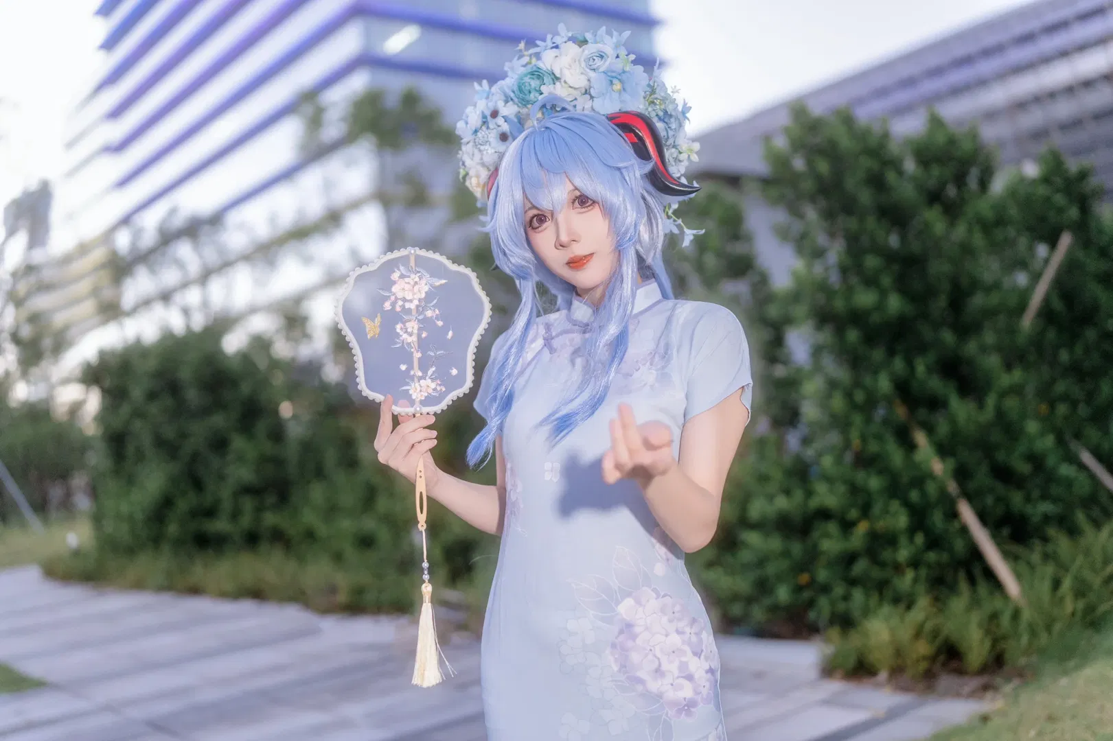 【甘雨cos】原神新中式旗袍真的太好看了 - 第 9 张