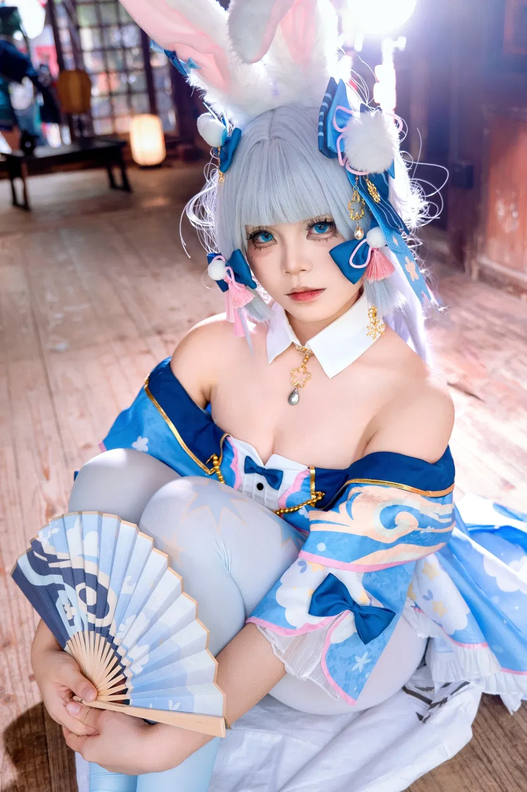【神里绫华cos】原神兔兔绫华漫展返图 - 第 3 张