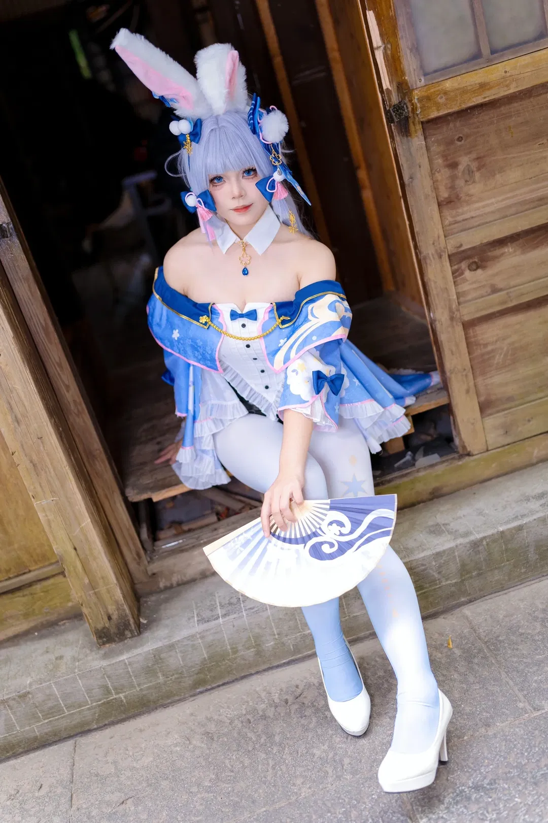 【神里绫华cos】原神兔兔绫华漫展返图 - 第 4 张