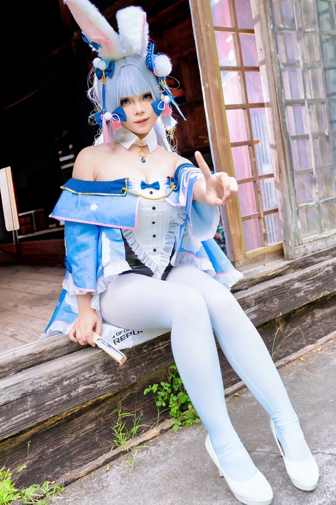 【神里绫华cos】原神兔兔绫华漫展返图 - 第 5 张