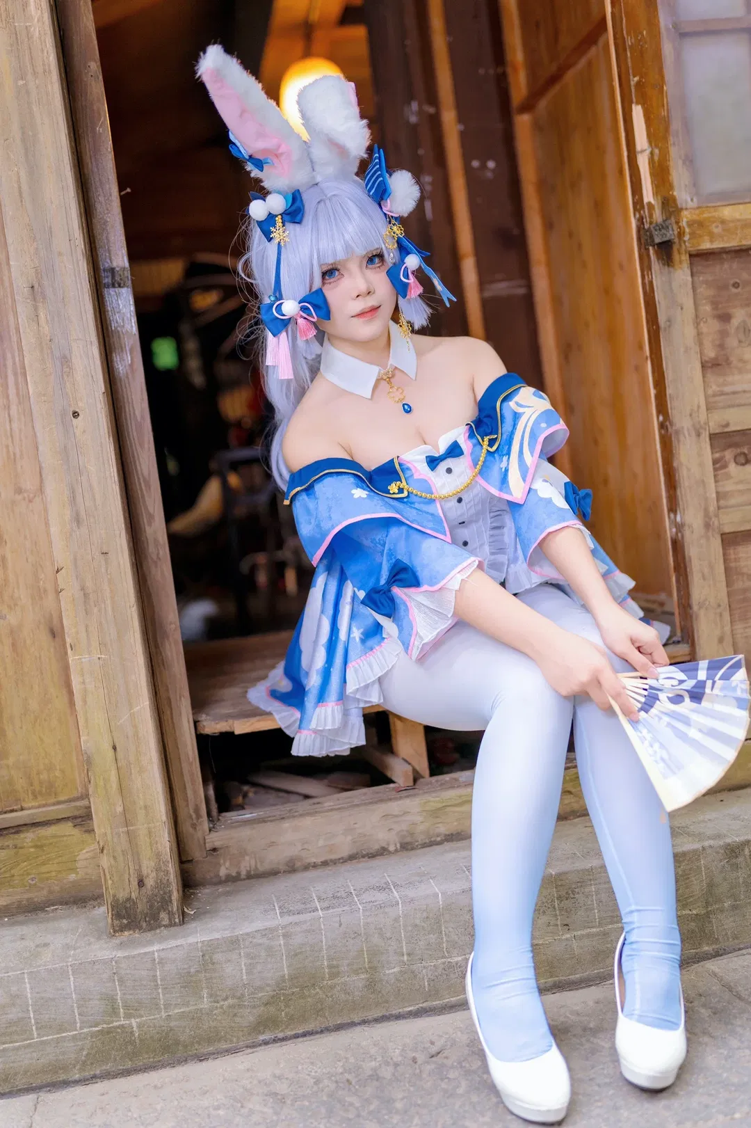 【神里绫华cos】原神兔兔绫华漫展返图 - 第 6 张
