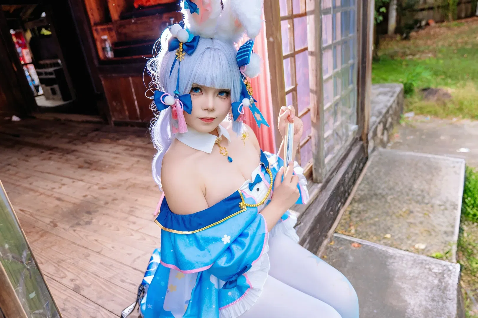 【神里绫华cos】原神兔兔绫华漫展返图 - 第 7 张
