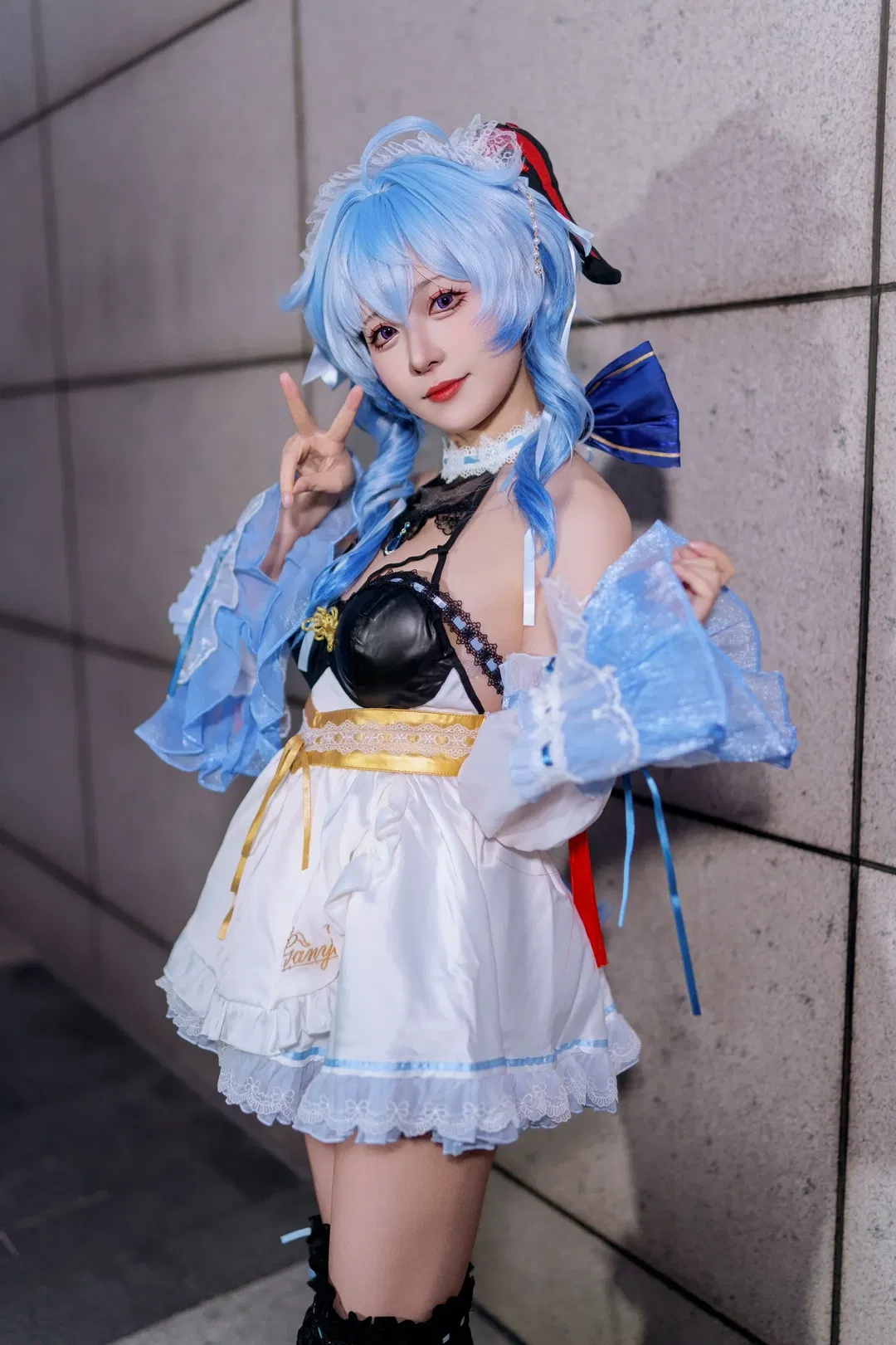 【甘雨cos】原神甘雨女仆装漫展返图 - 第 1 张