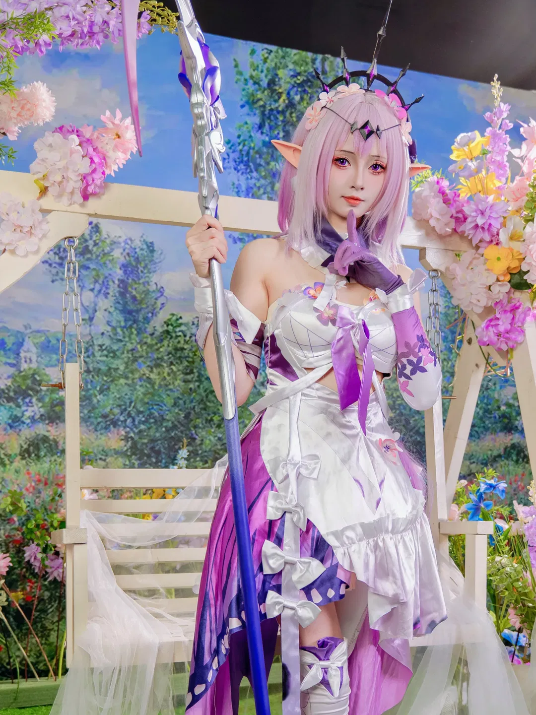 【遐蝶cos】崩坏星穹铁道里的花海精灵 - 第 1 张