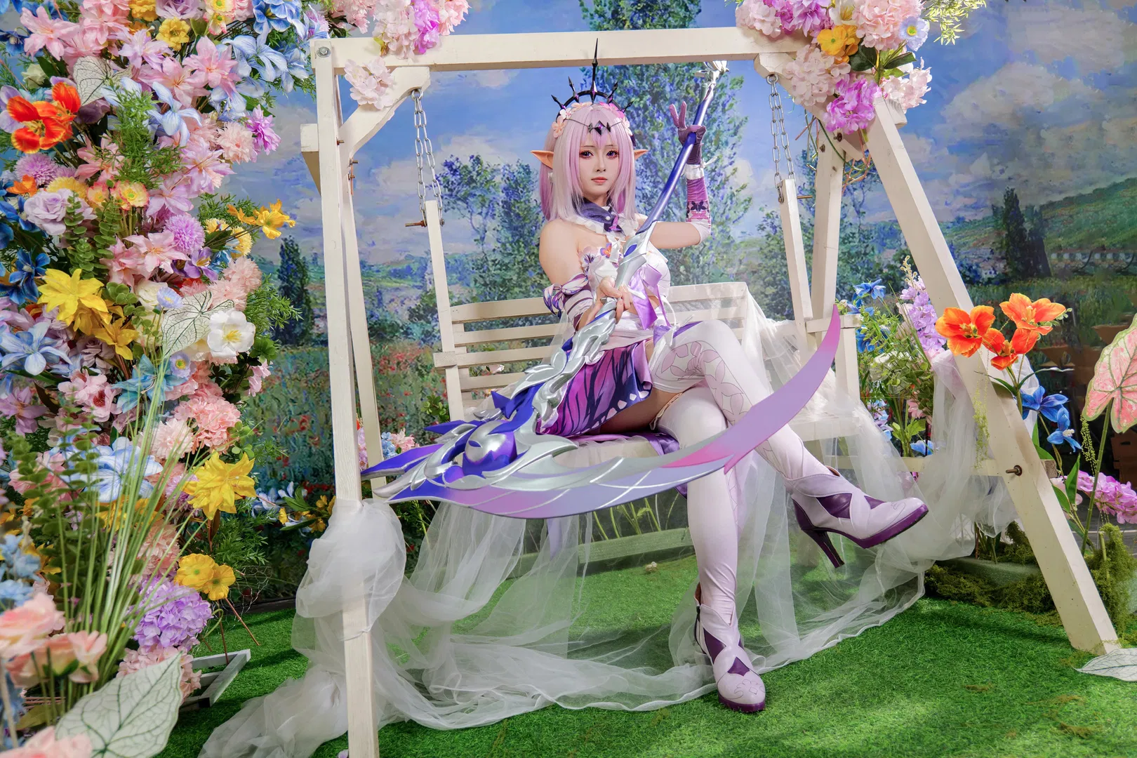 【遐蝶cos】崩坏星穹铁道里的花海精灵 - 第 2 张