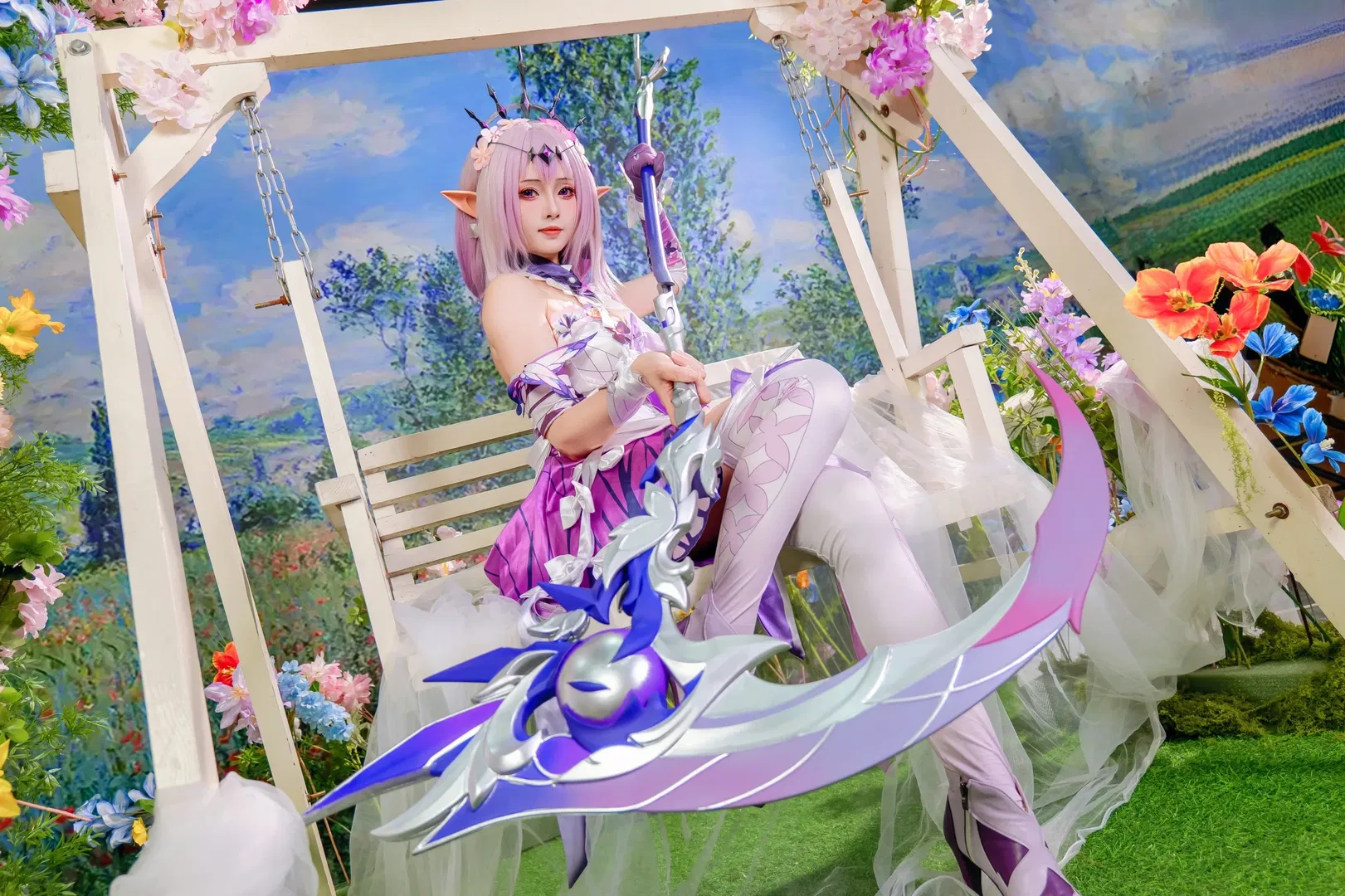 【遐蝶cos】崩坏星穹铁道里的花海精灵 - 第 4 张