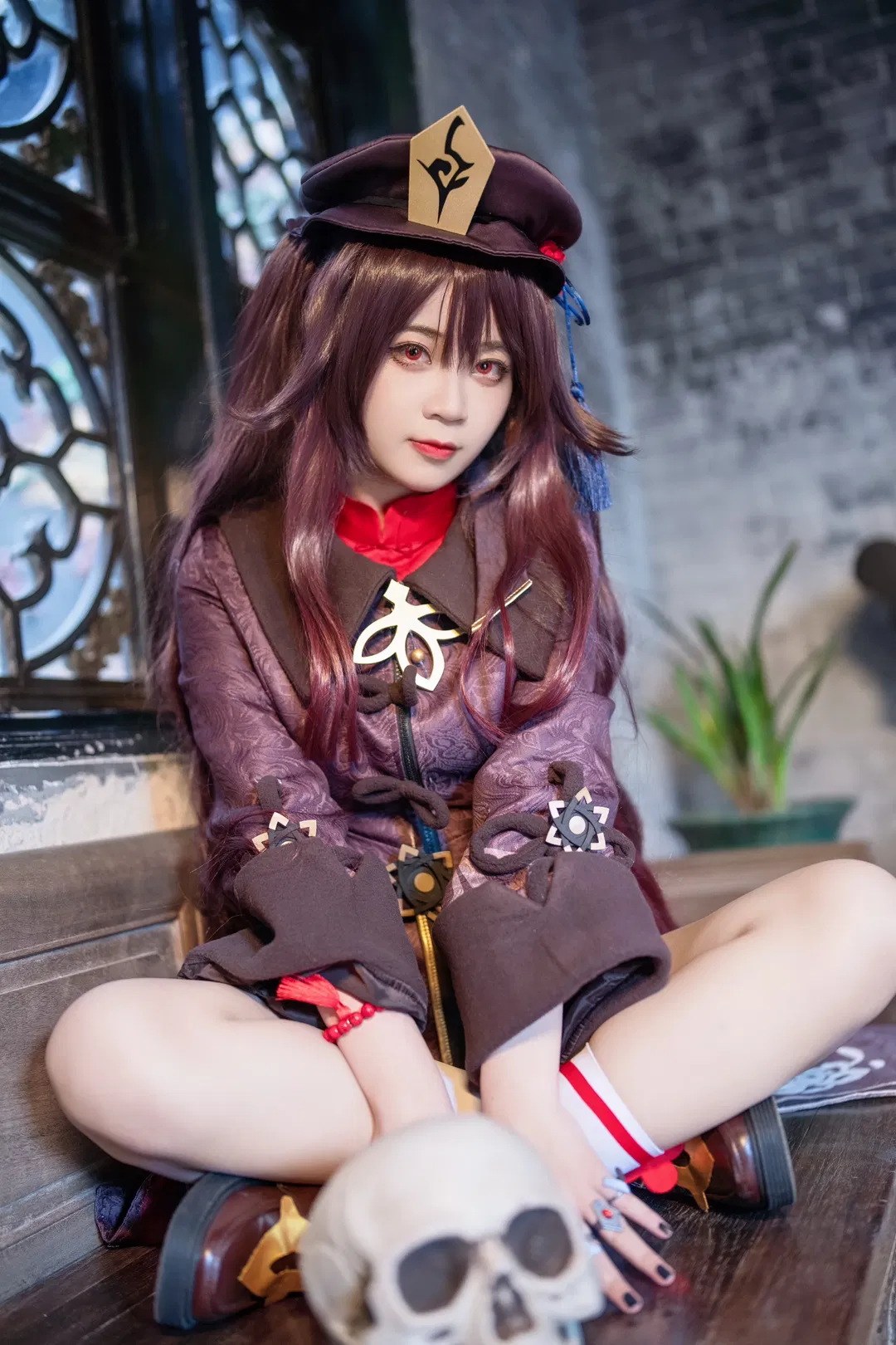 【胡桃cos】原神往生堂堂主的古街摄影记录 - 第 6 张