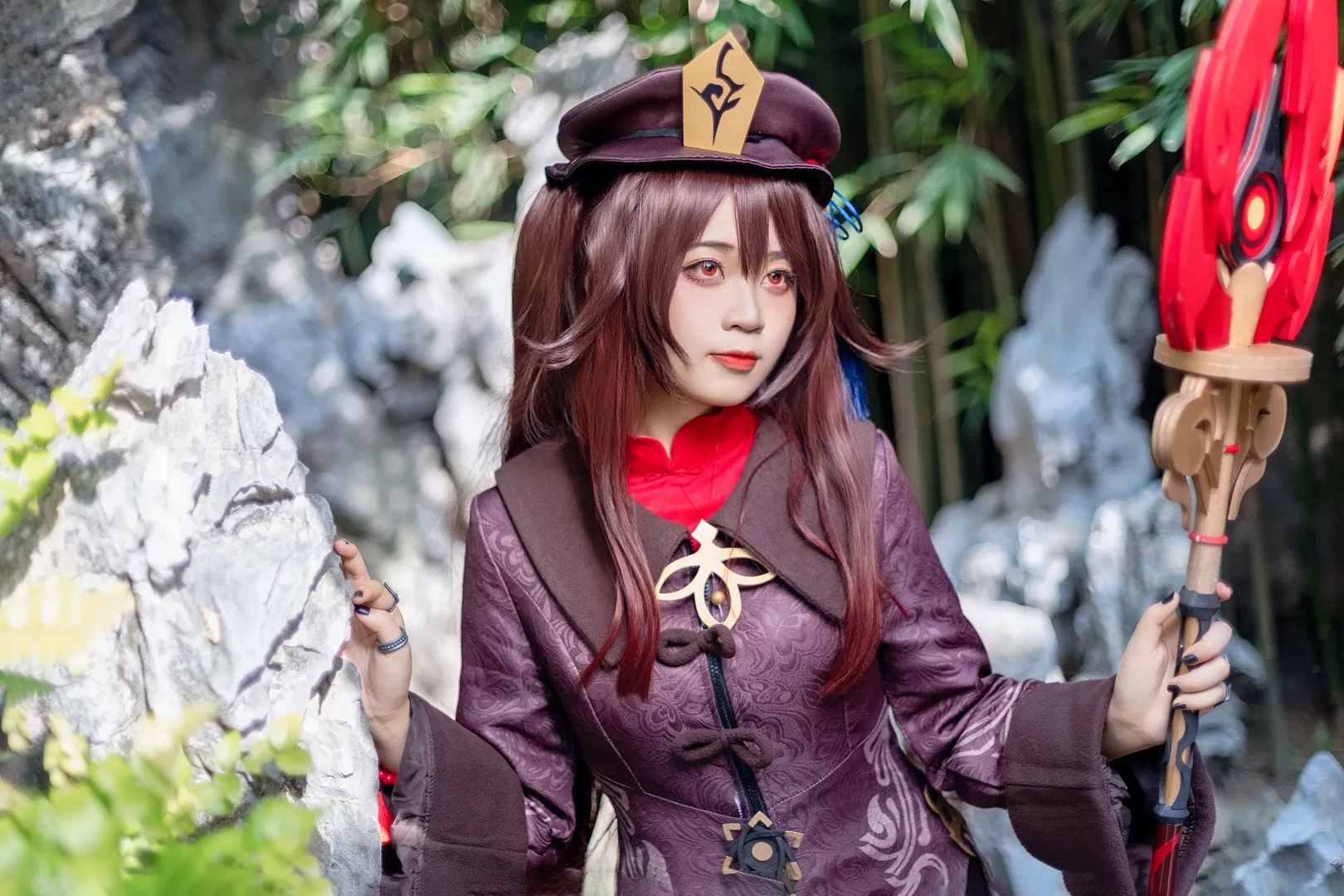 【胡桃cos】原神往生堂堂主的古街摄影记录 - 第 9 张