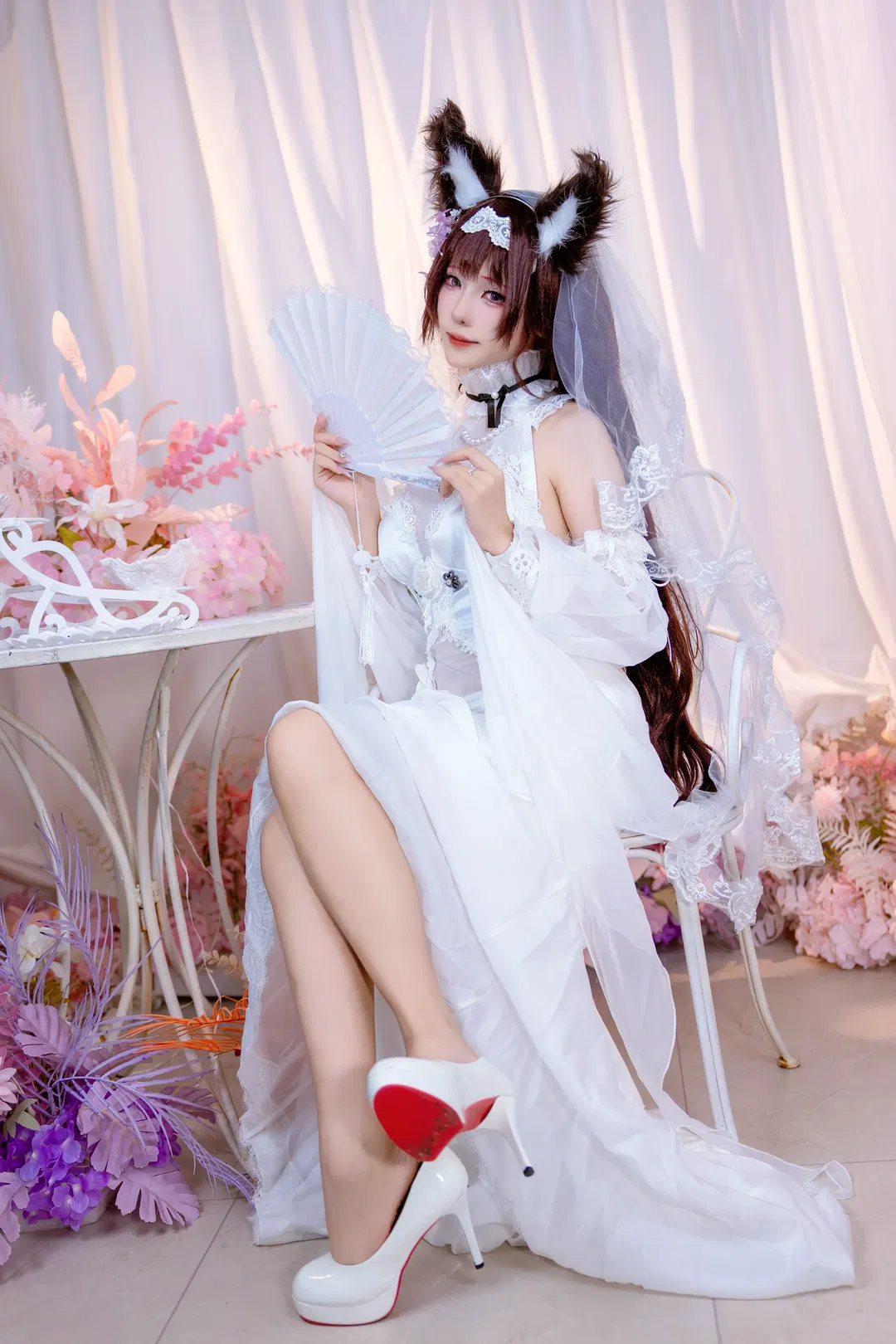 【天城cos】碧蓝航线天城花嫁，落跑新娘的浪漫与细节 - 第 1 张