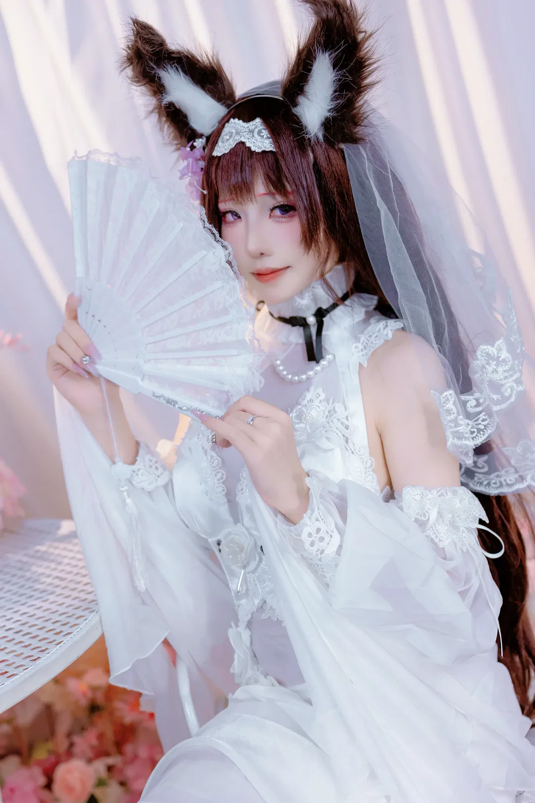 【天城cos】碧蓝航线天城花嫁，落跑新娘的浪漫与细节 - 第 4 张