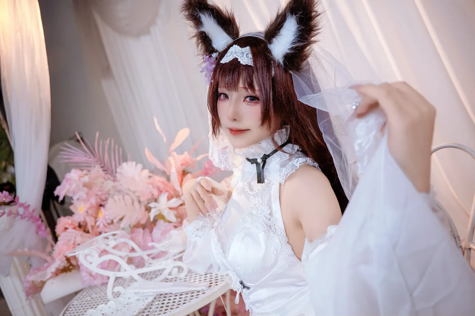 【天城cos】碧蓝航线天城花嫁，落跑新娘的浪漫与细节 - 第 7 张