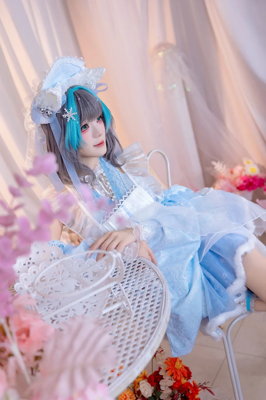【柴郡cos】碧蓝航线水色女仆装扮拍摄分享 - 第 2 张
