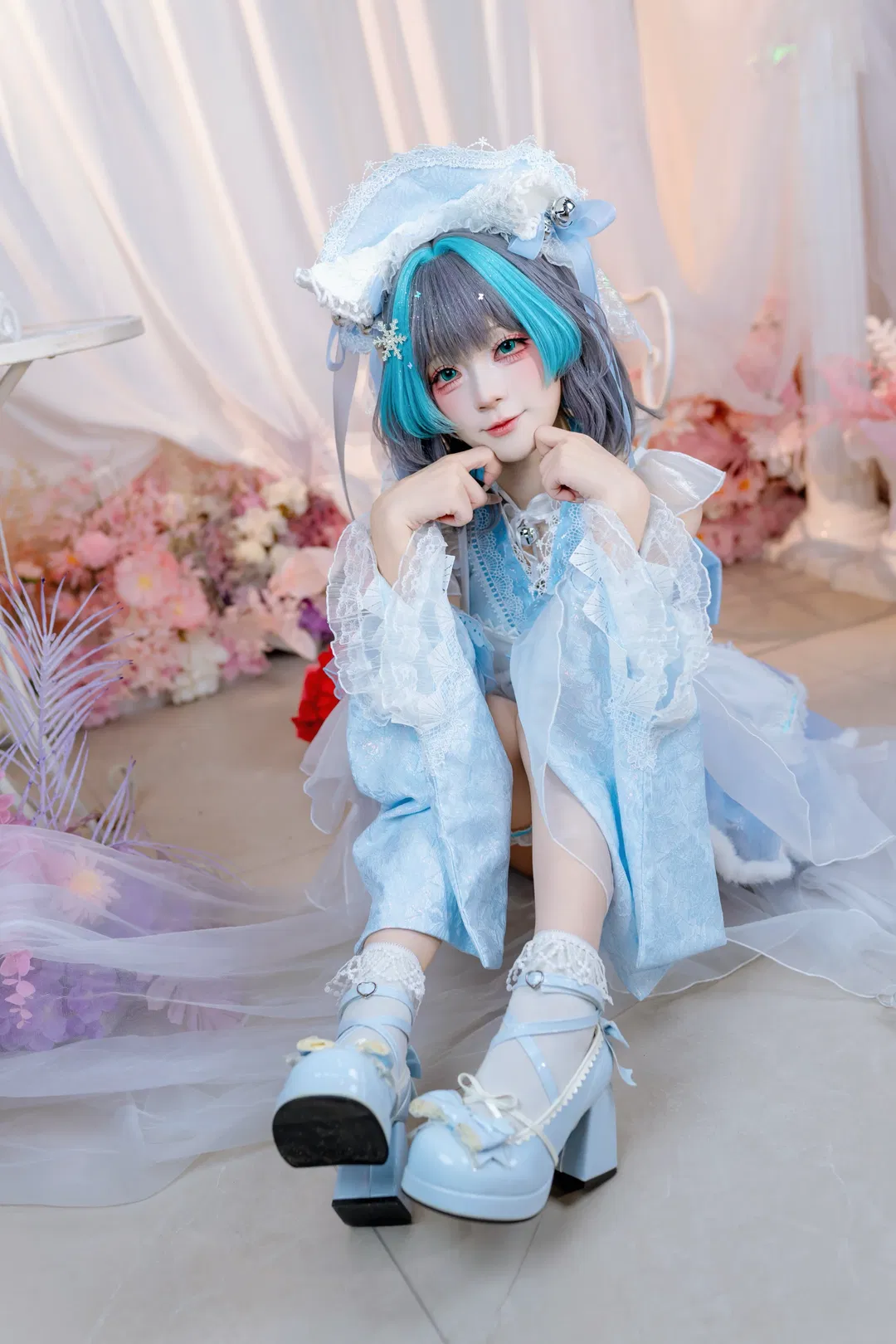 【柴郡cos】碧蓝航线水色女仆装扮拍摄分享 - 第 5 张