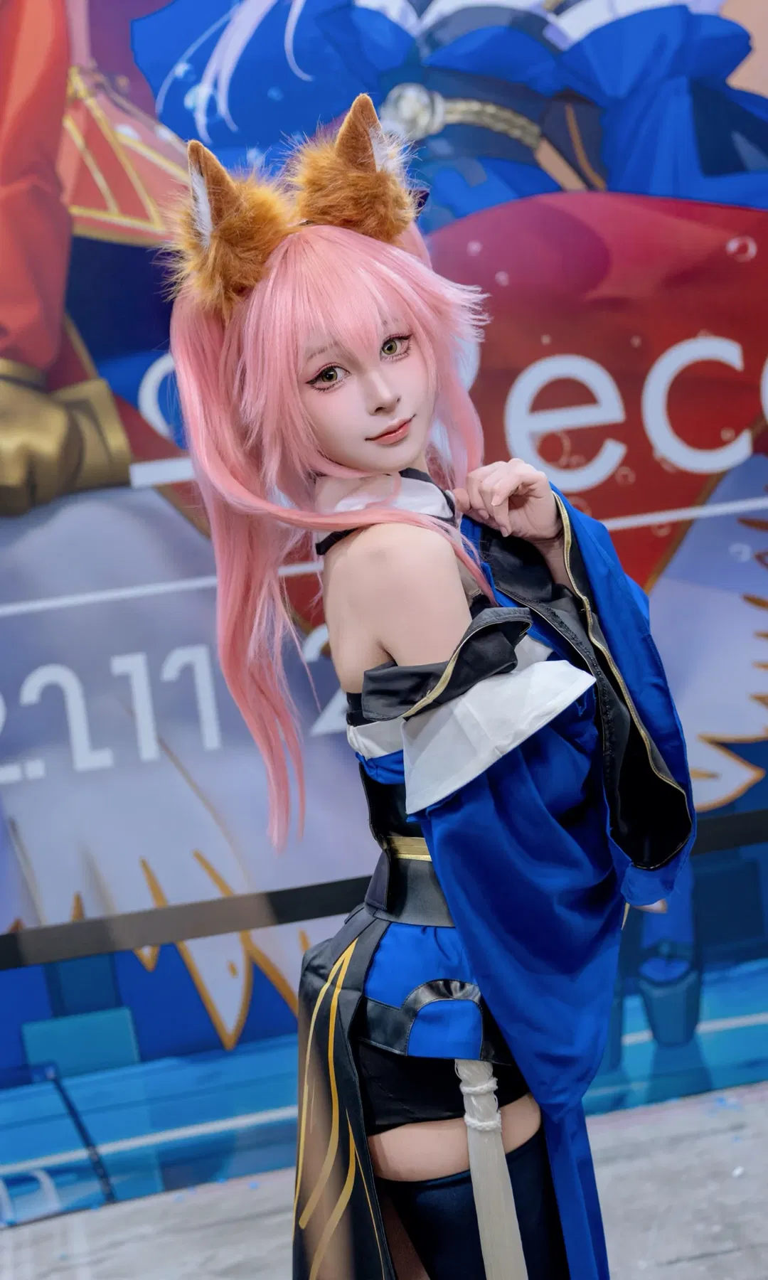 【玉藻前cos】CICF漫展现场，来一点小小的二次元震撼 - 第 3 张