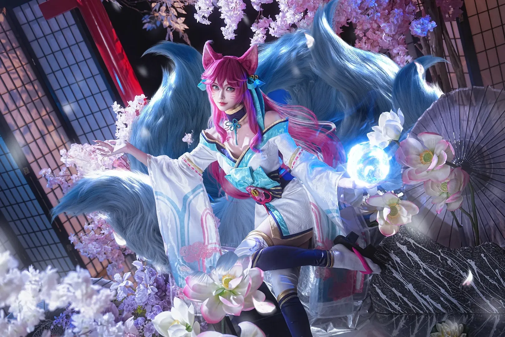【阿狸cos】英雄聯盟靈魂蓮華絕美狐妖 - 第 2 張
