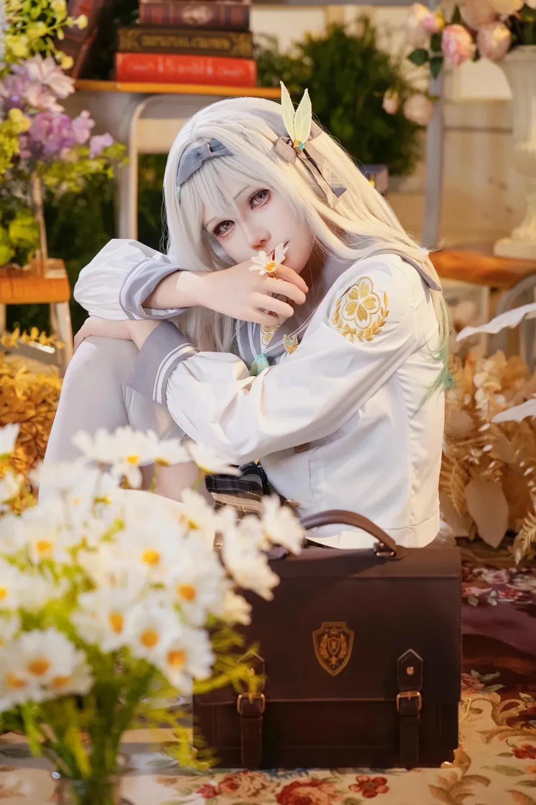 【流萤cos】崩坏星穹铁道花房里的学院风少女 - 第 1 张