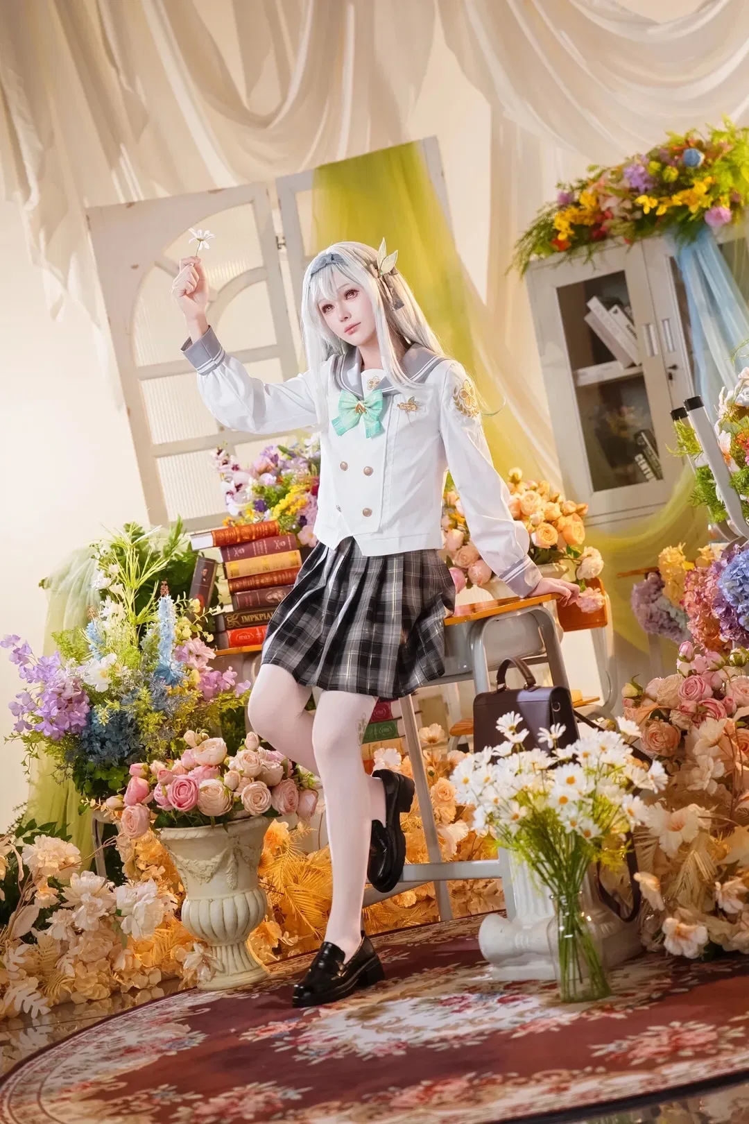 【流萤cos】崩坏星穹铁道花房里的学院风少女 - 第 4 张