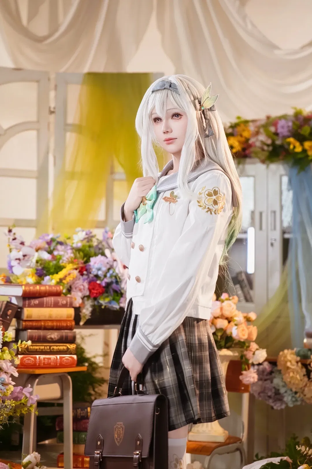 【流萤cos】崩坏星穹铁道花房里的学院风少女 - 第 8 张