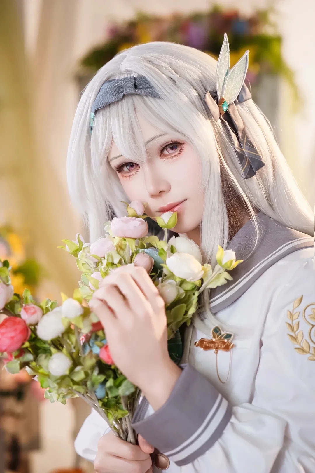 【流萤cos】崩坏星穹铁道花房里的学院风少女 - 第 9 张