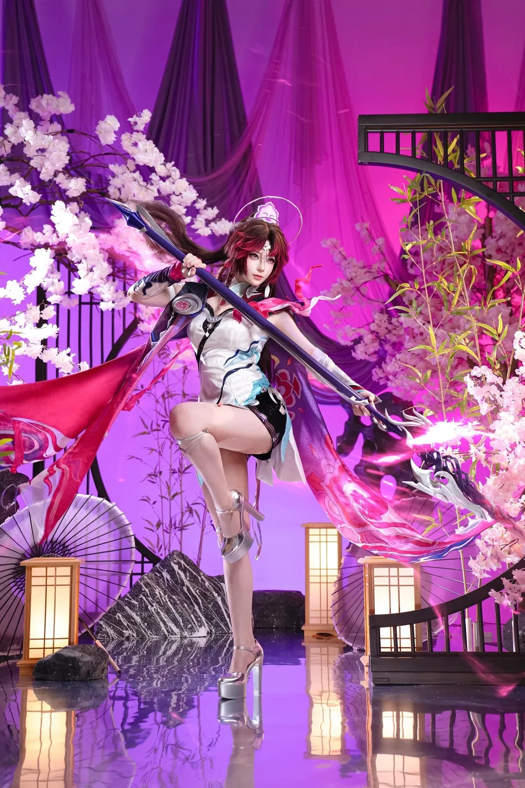 【雲纓cos】王者榮耀神驥越千峰，長槍破陣戰意昂揚 - 第 1 張