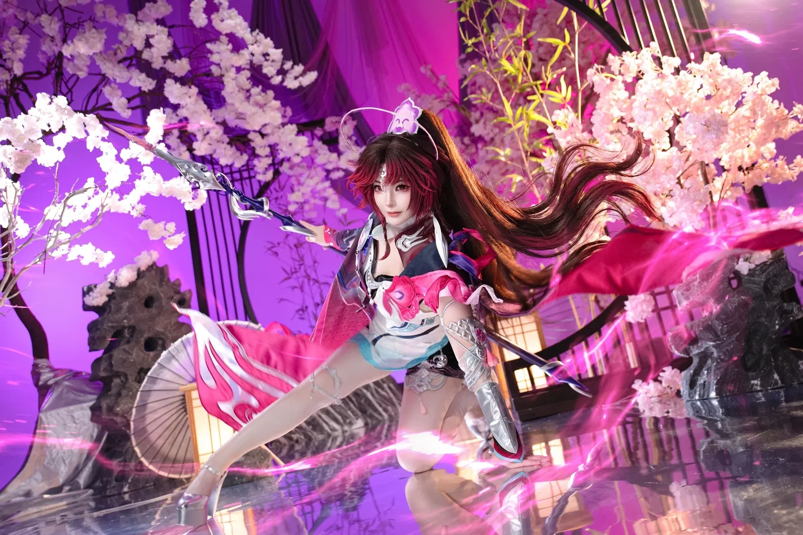 【雲纓cos】王者榮耀神驥越千峰，長槍破陣戰意昂揚 - 第 9 張