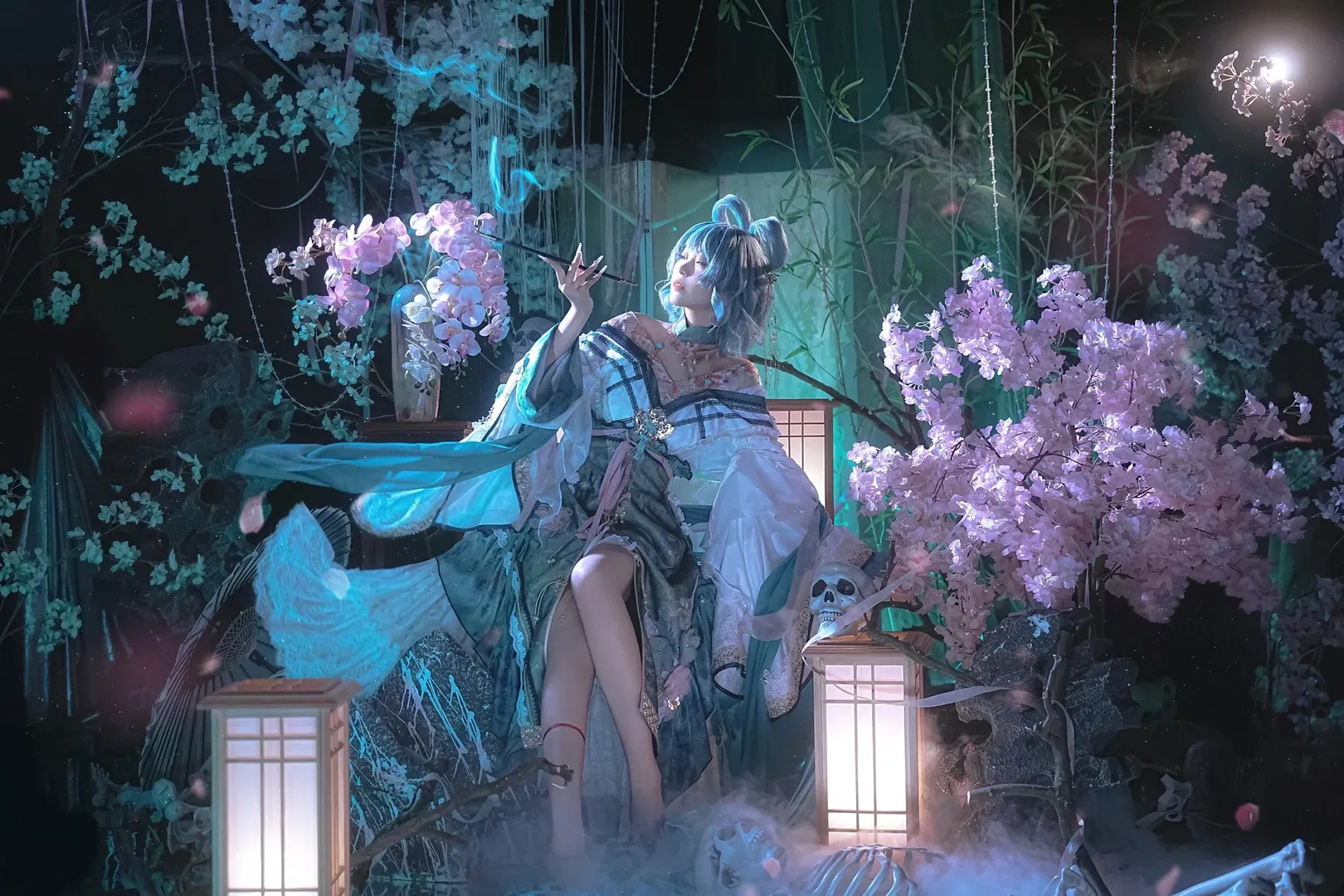 【霍青娥cos】东方project里的邪仙，幽冥幻境中的生死之舞 - 第 1 张