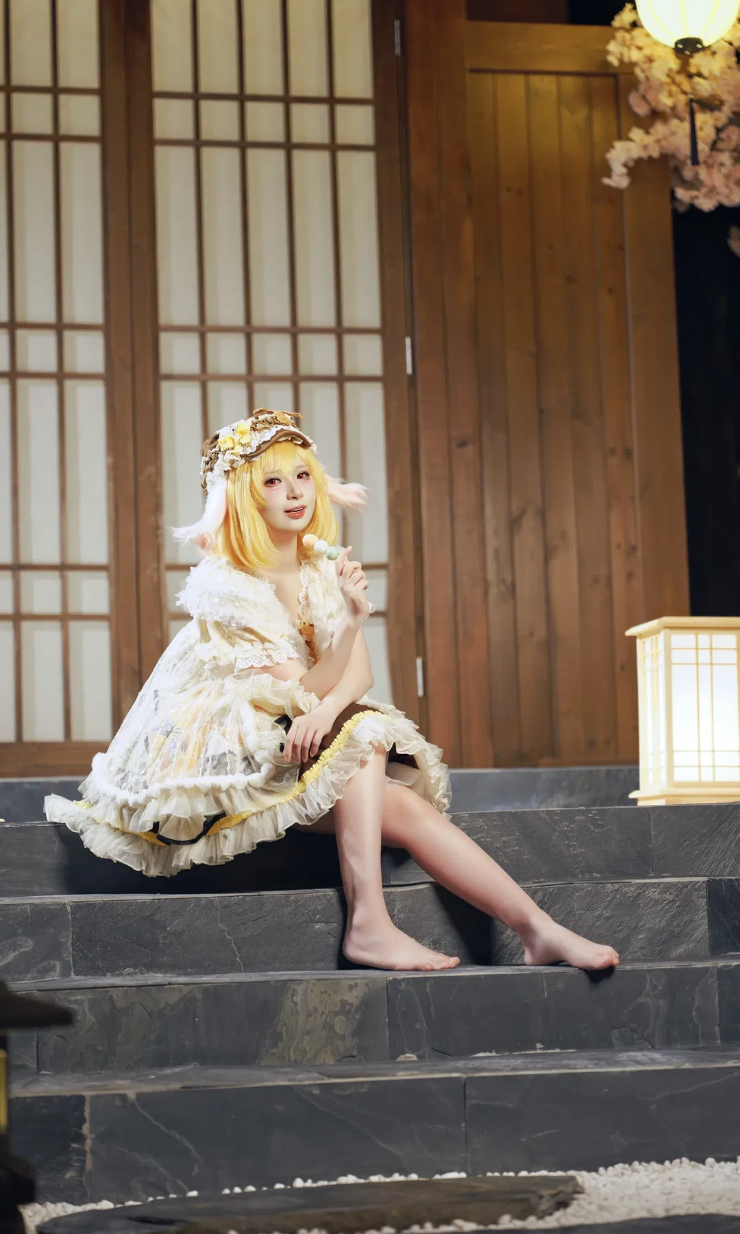 【鈴瑚cos】東方project月兔的日式和風寫真 - 第 3 張