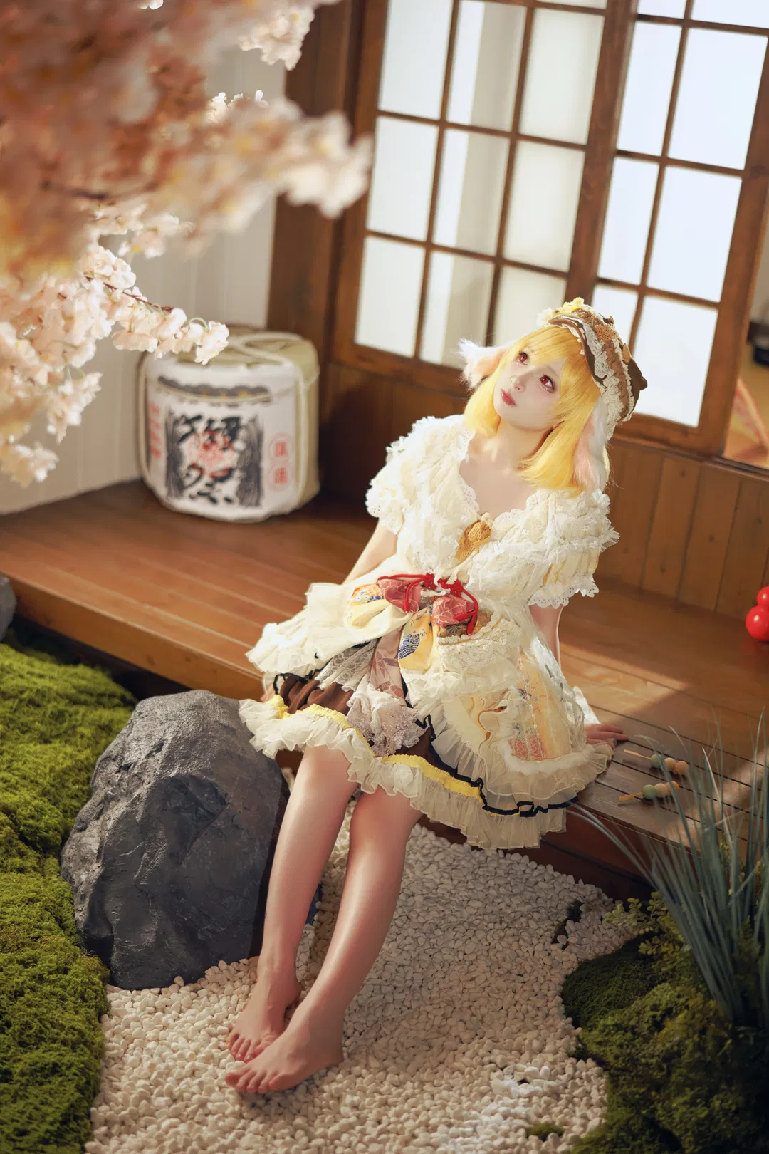 【鈴瑚cos】東方project月兔的暖陽與蕾絲洋裝 - 第 1 張