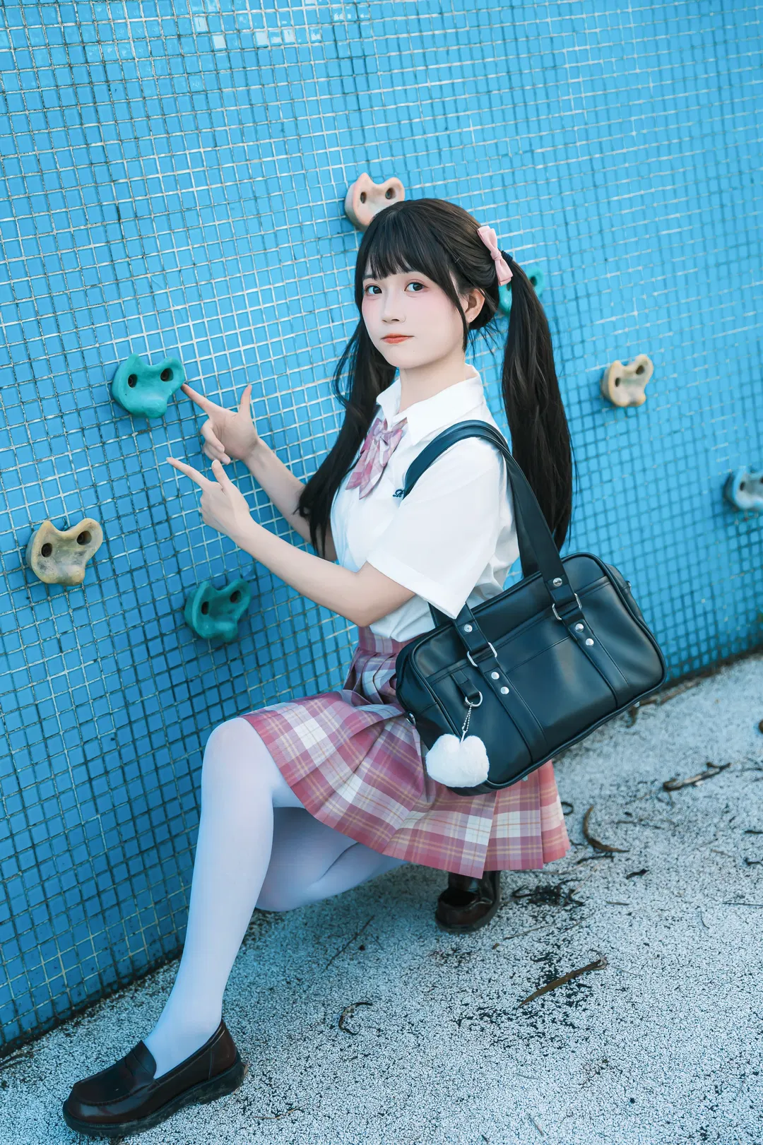 遊樂園裡的JK制服雙馬尾元氣少女 - 第 10 張