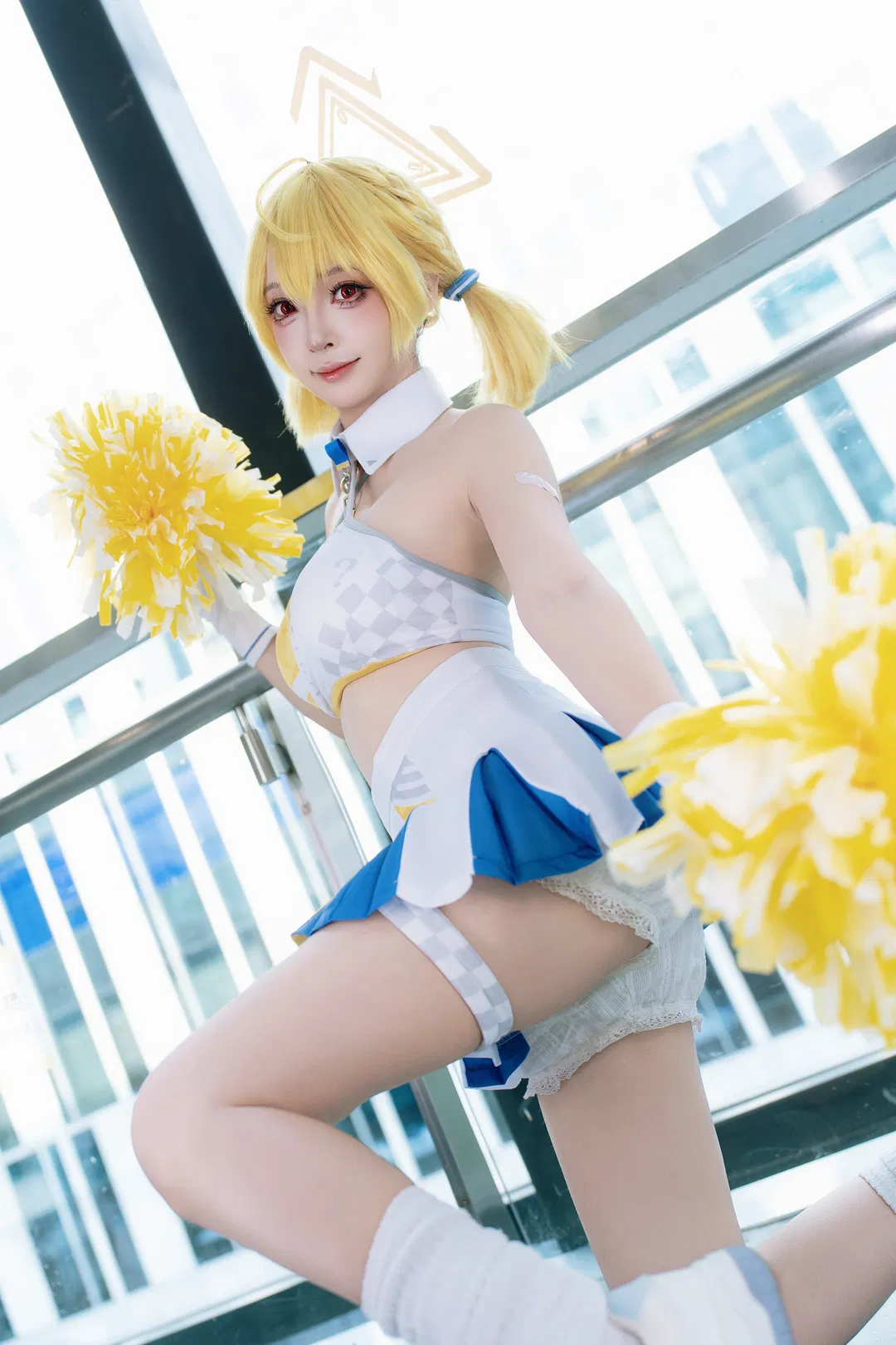 【丰见琴里cos】蔚蓝档案啦啦队应援活力全开 - 第 3 张
