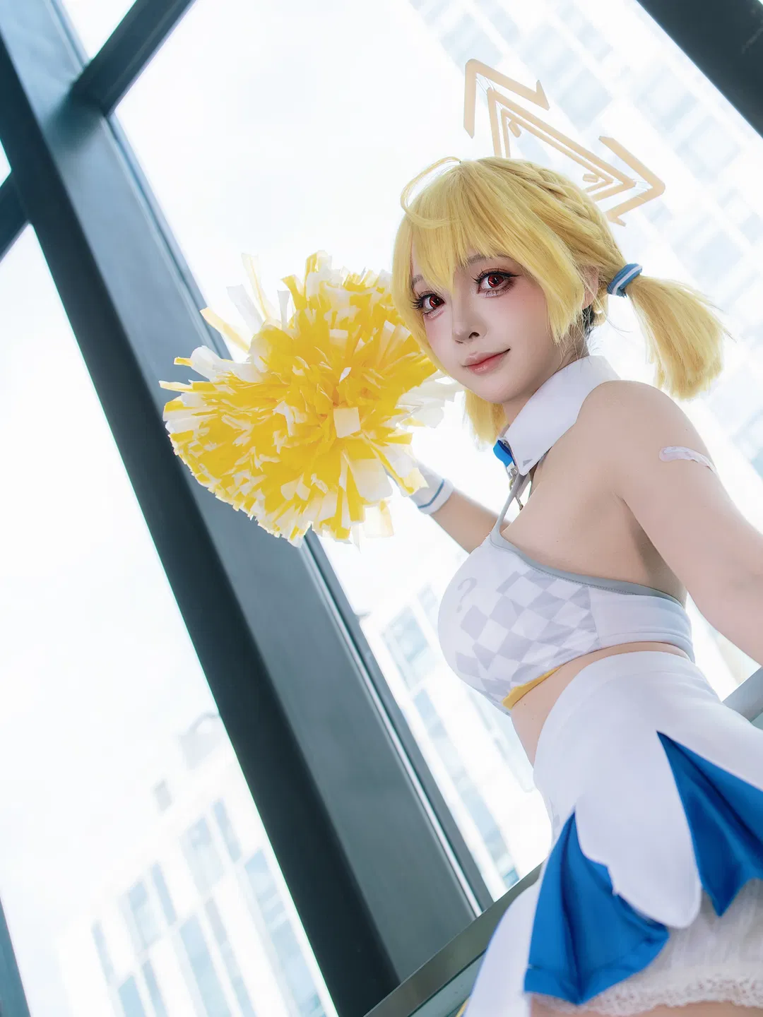 【丰见琴里cos】蔚蓝档案啦啦队应援活力全开 - 第 5 张