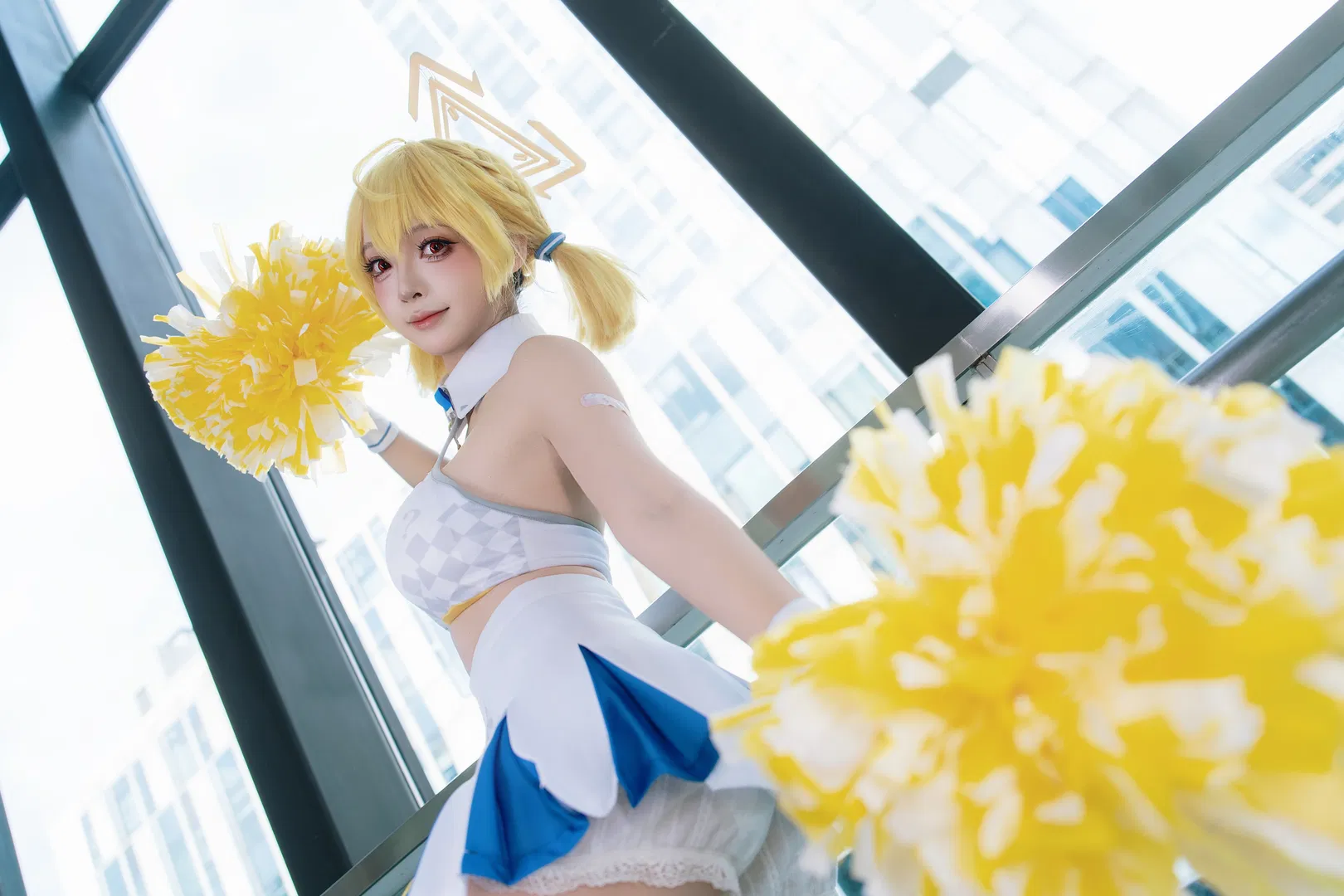 【丰见琴里cos】蔚蓝档案啦啦队应援活力全开 - 第 7 张