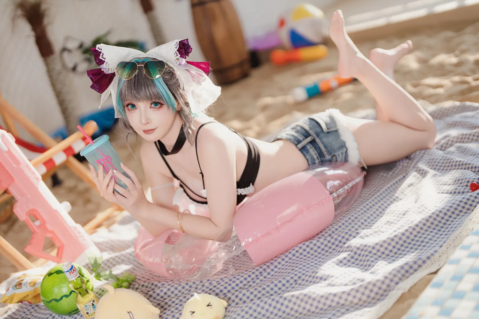 【柴郡cos】碧蓝航线的夏日泳池派对瞬间 - 第 10 张