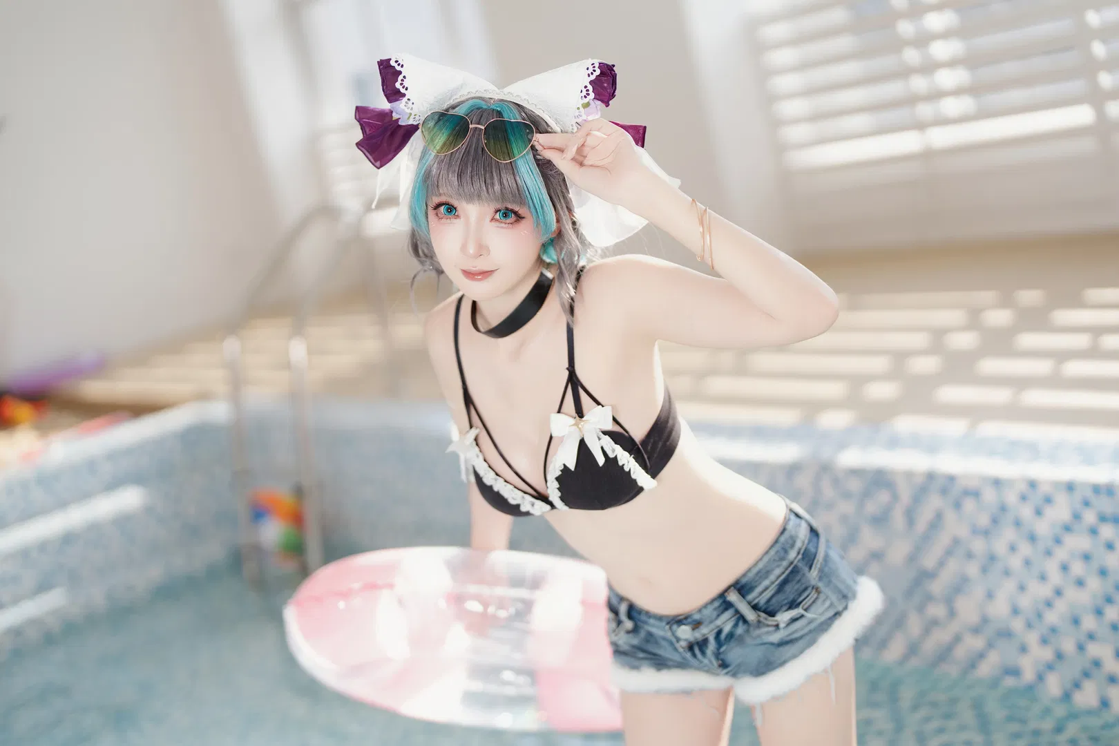 【柴郡cos】碧蓝航线的夏日泳池派对瞬间 - 第 11 张