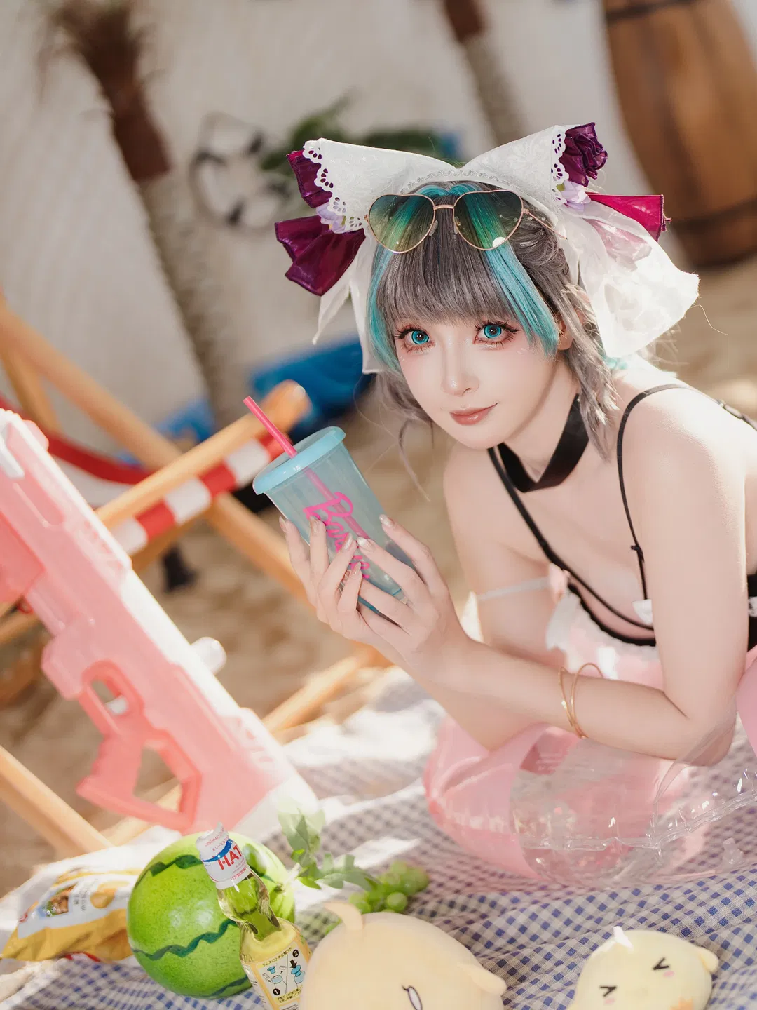 【柴郡cos】碧蓝航线的夏日泳池派对瞬间 - 第 2 张