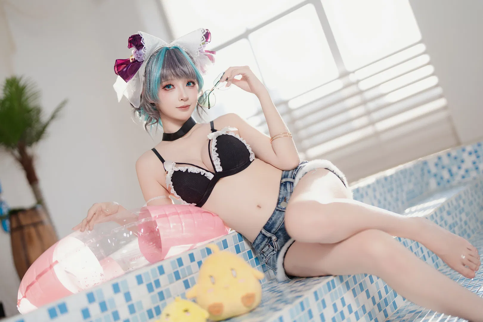 【柴郡cos】碧蓝航线的夏日泳池派对瞬间 - 第 9 张