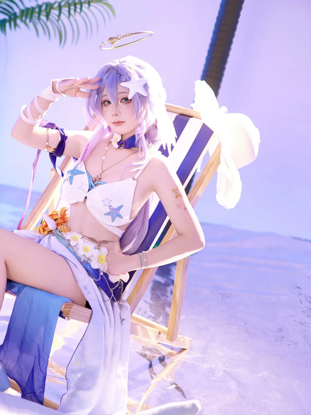 【知更鸟cos】崩坏星穹铁道夏日海滩的清爽假日 - 第 2 张