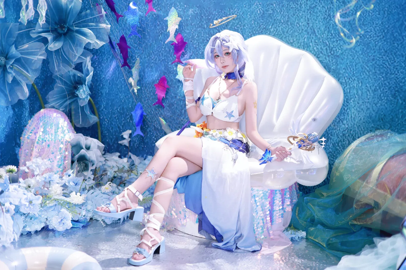 【知更鸟cos】崩坏星穹铁道晴歌，沉浸式海洋风拍摄 - 第 3 张