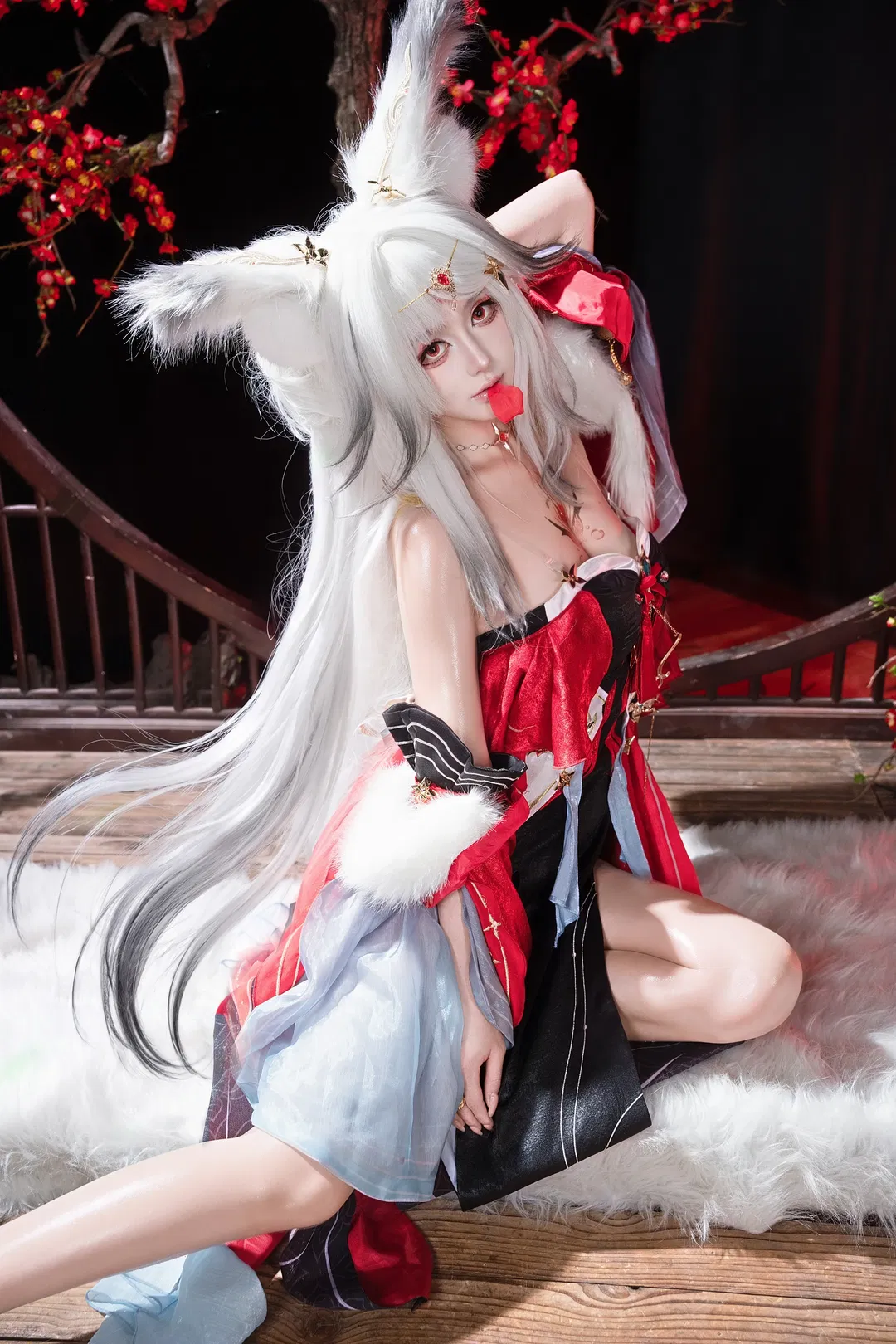 【心月狐cos】鳴潮幻境中的白狐仙子 - 第 4 張