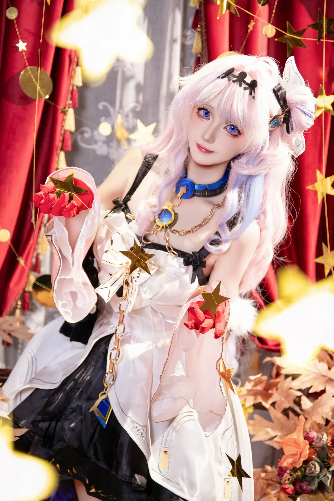 【达妮娅cos】鸣潮中的粉色梦幻，服装与道具细节大公开 - 第 1 张