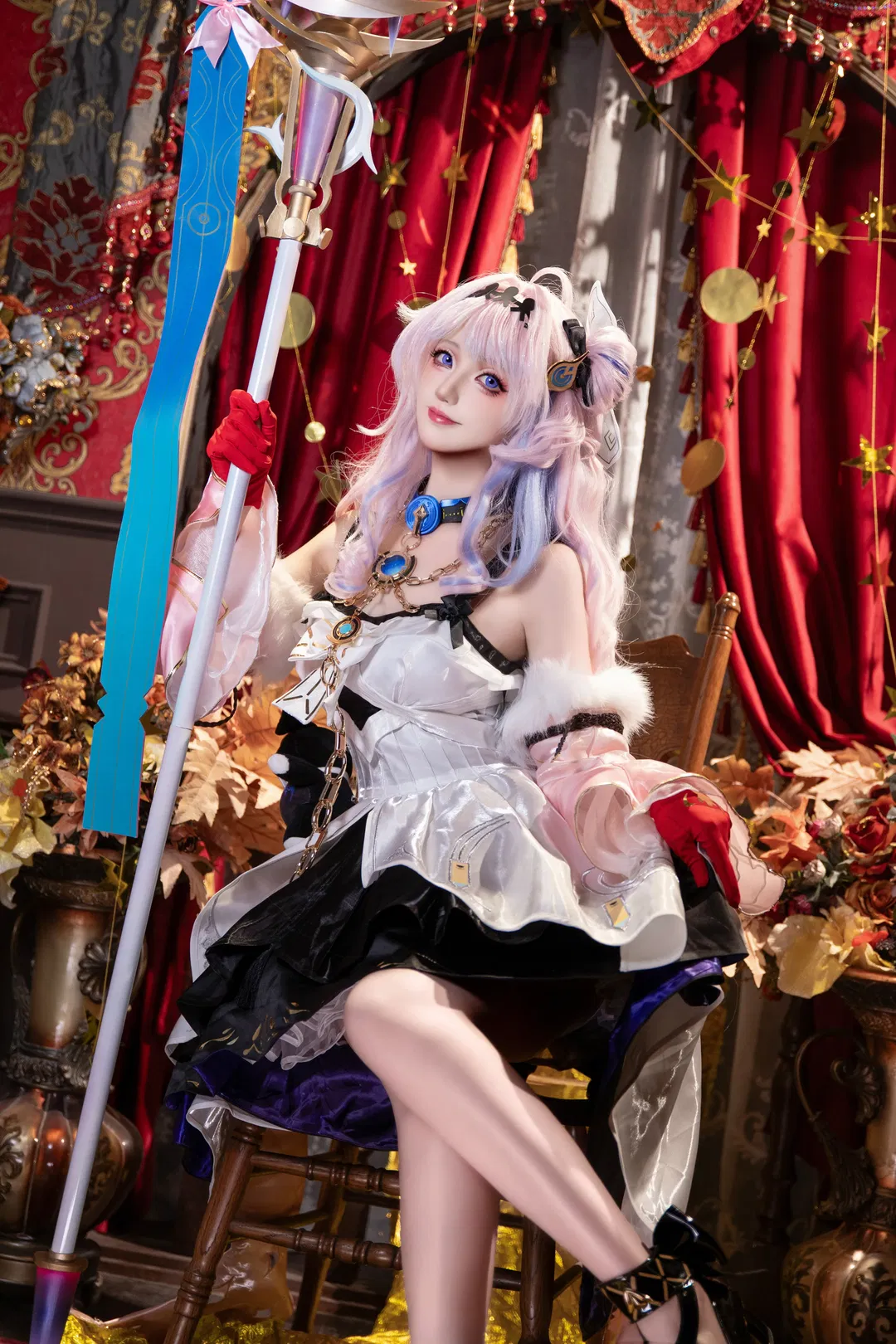 【达妮娅cos】鸣潮中的粉色梦幻，服装与道具细节大公开 - 第 3 张