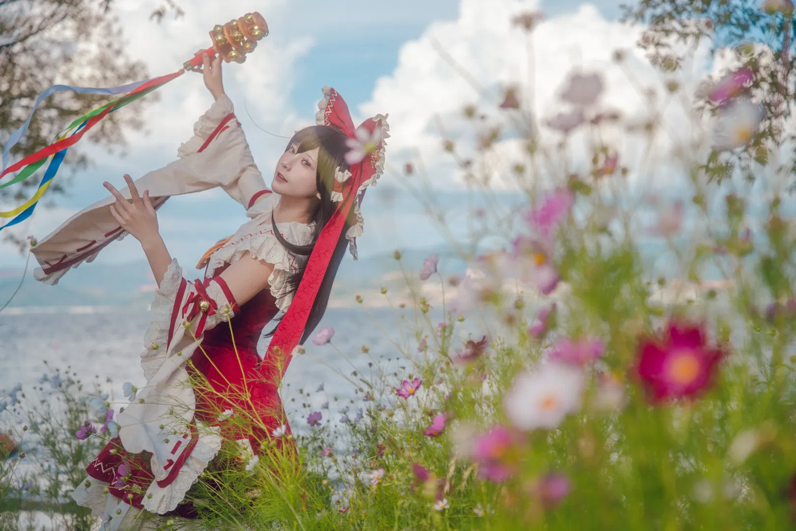 【博麗靈夢cos】博麗神社演舞奉納神事，牽起傳統與夢的橋樑 - 第 4 張