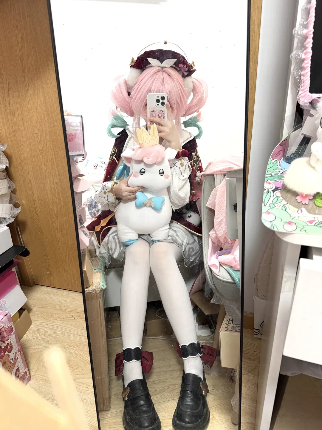 【风堇cos】崩坏星穹铁道小伊卡与我的对镜拍 - 第 1 张